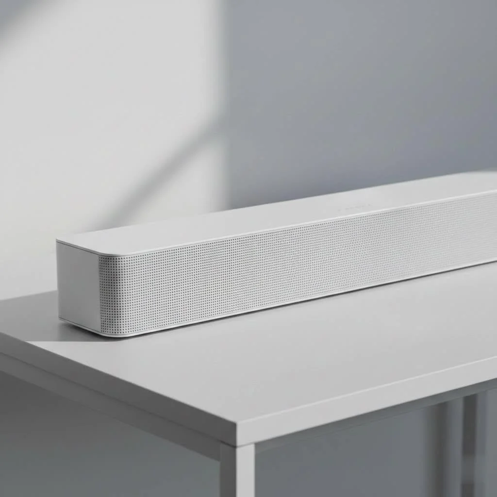 Sound bar with subwoofer for enhanced home theater audio