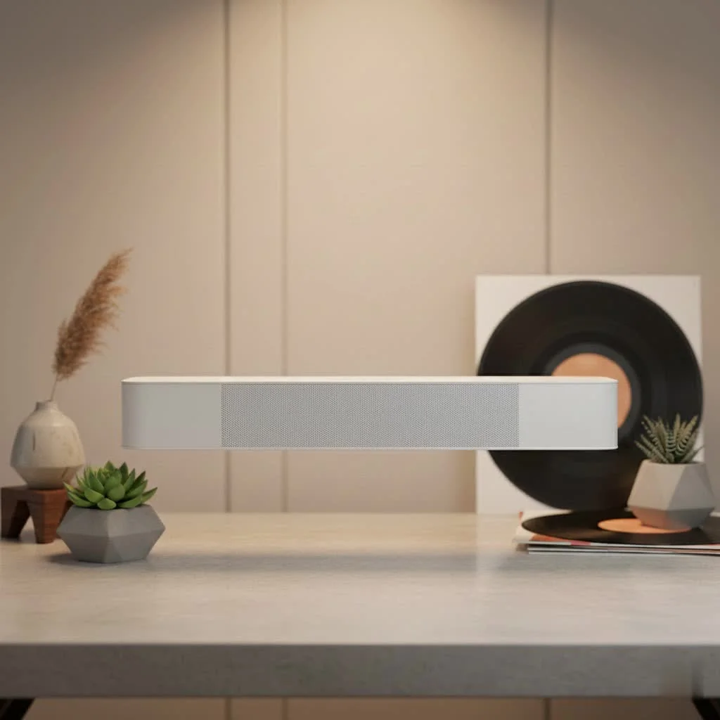 Sound bar display at Target electronics aisle