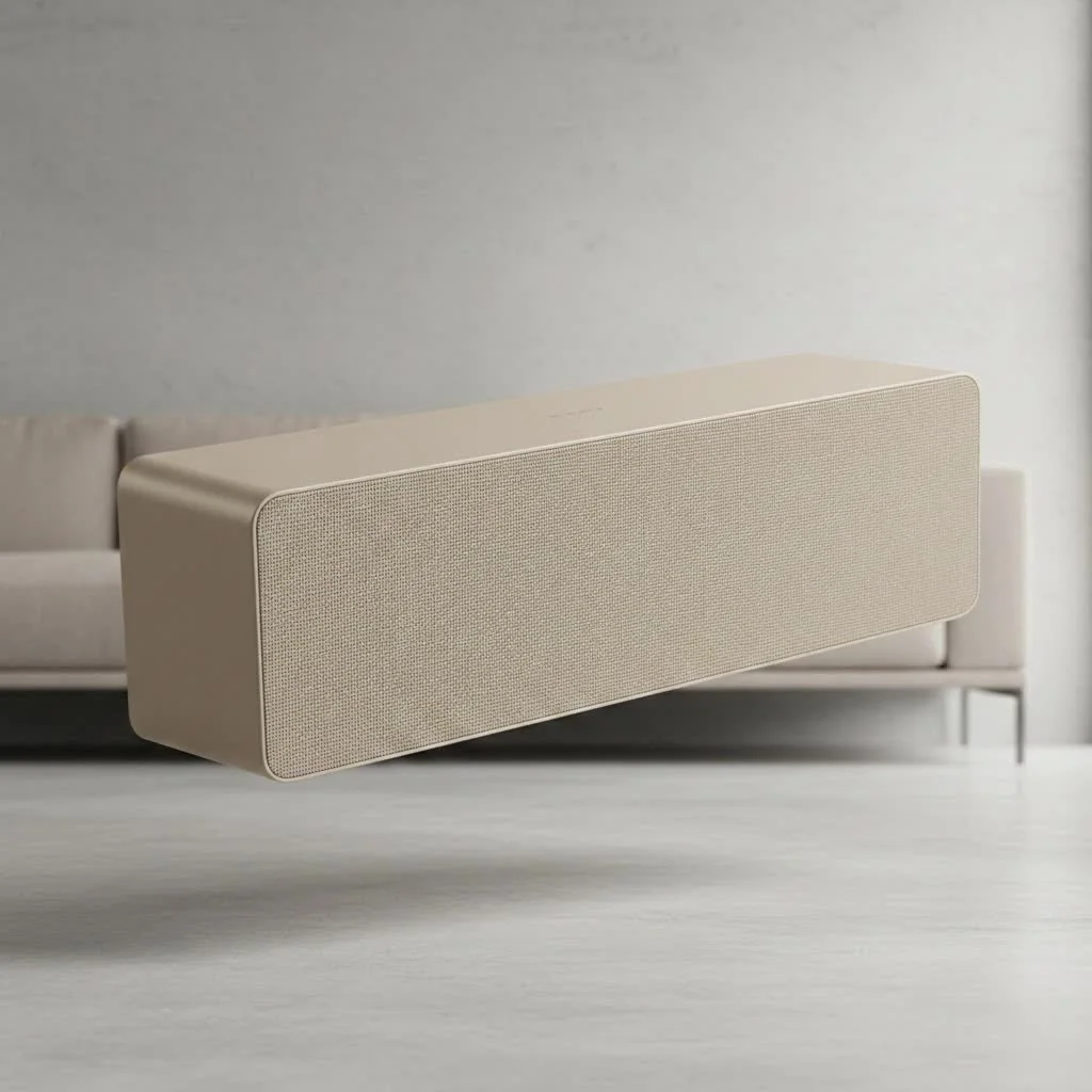 Sound bar for computer under a monitor